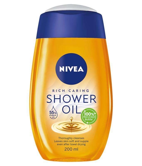 NIVEA NATURAL SHOWER OIL 200ML